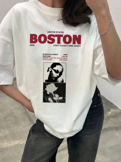 Boston Classy Ön Baskılı